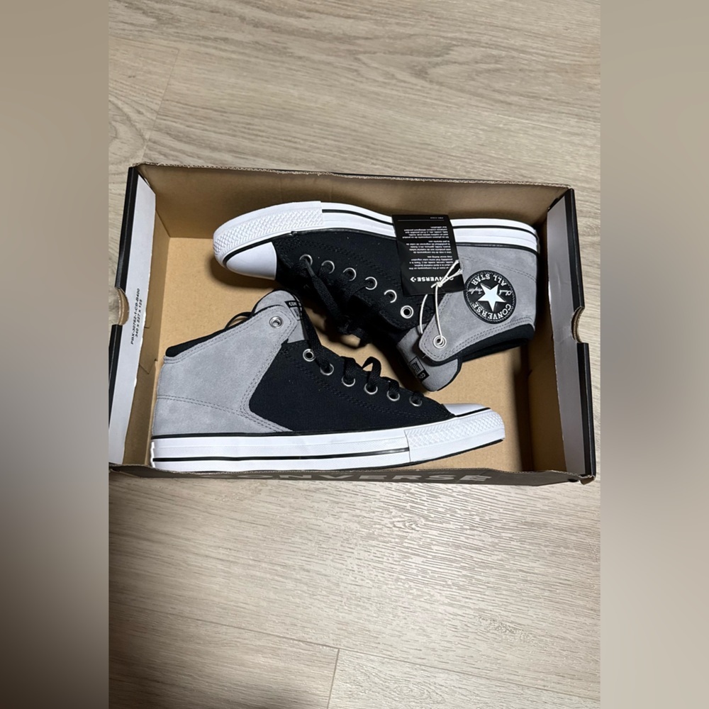 Converse Men's Black and Light Gray Sneakers